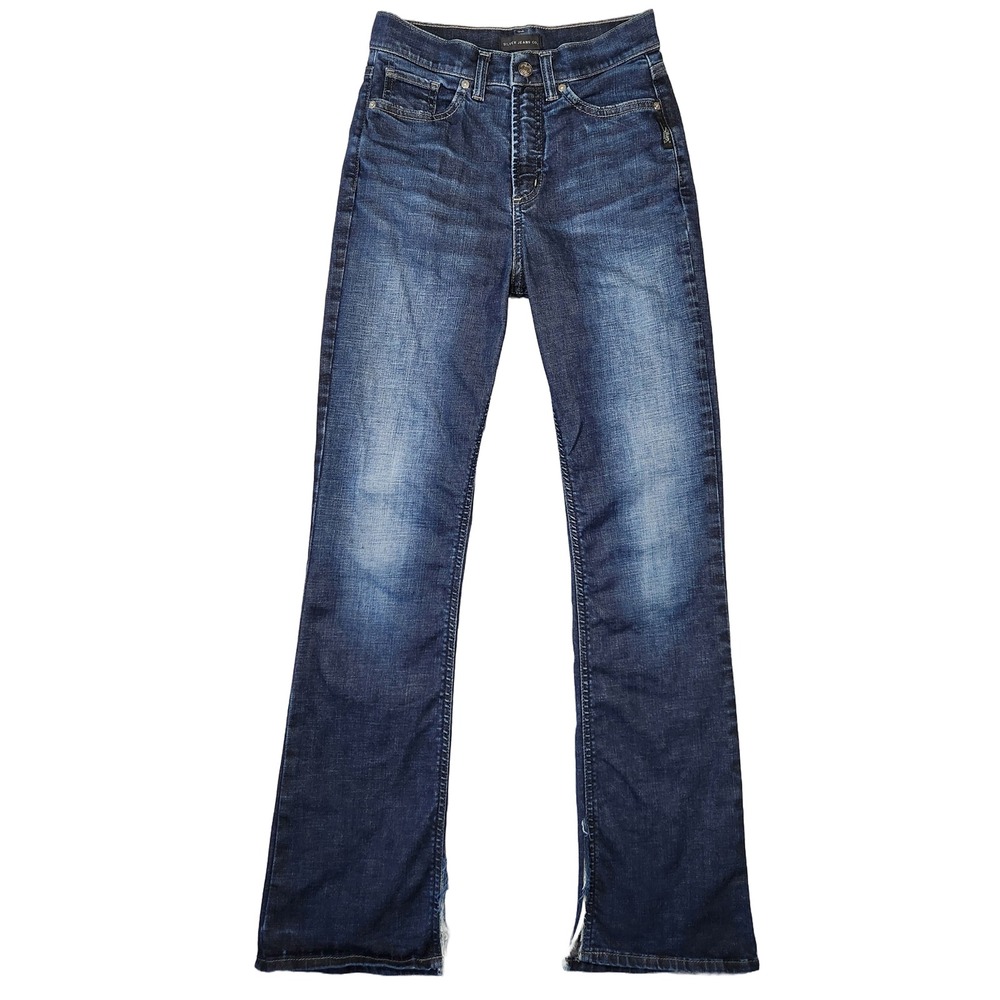 Silver Jeans Womens 26 Calley Slim Boot Dark Wash Western Cowgirl Flare Preppy‎